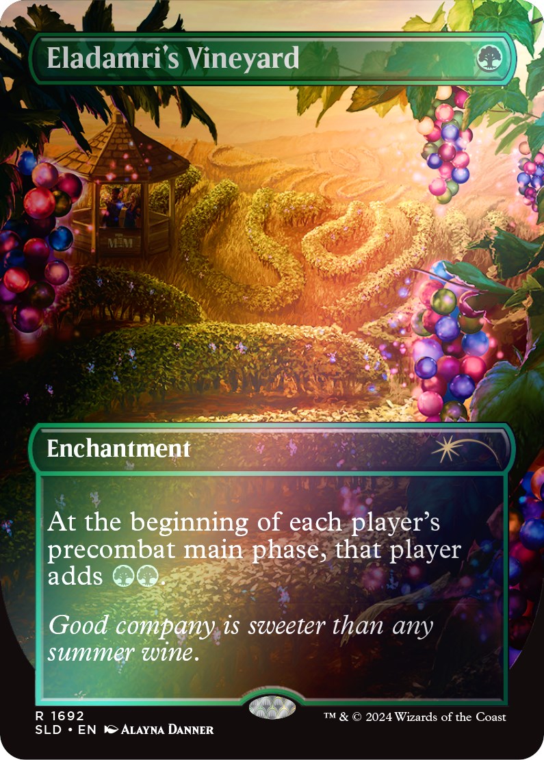 Eladamri's Vineyard (Rainbow Foil) [Secret Lair: Sheldon's Spellbook] MTG Single Magic: The Gathering | Red Claw Gaming