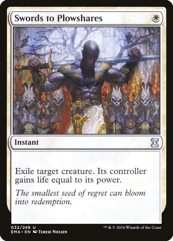 Swords to Plowshares [Eternal Masters] MTG Single Magic: The Gathering | Red Claw Gaming