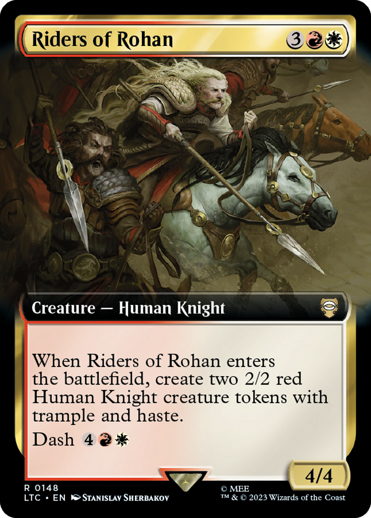 Riders of Rohan (Extended Art) [The Lord of the Rings: Tales of Middle-Earth Commander] MTG Single Magic: The Gathering | Red Claw Gaming