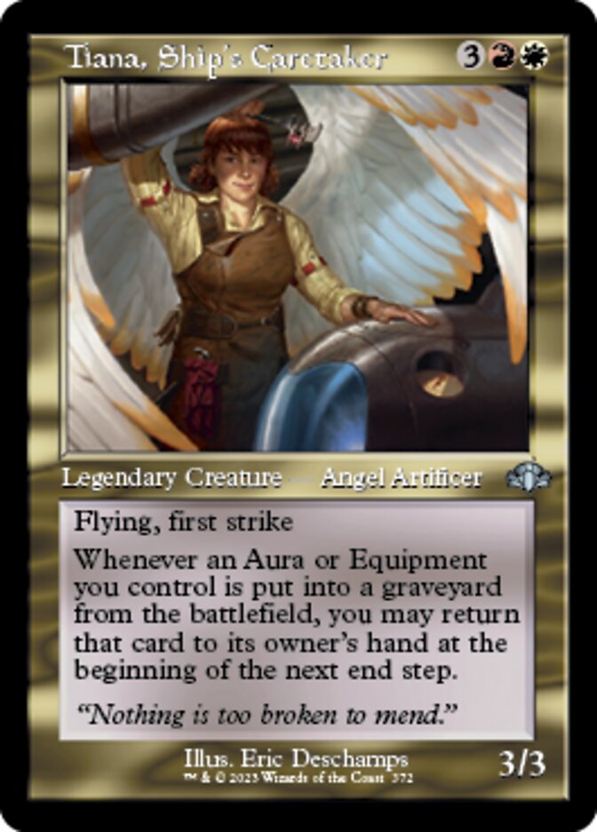 Tiana, Ship's Caretaker (Retro) [Dominaria Remastered] MTG Single Magic: The Gathering | Red Claw Gaming