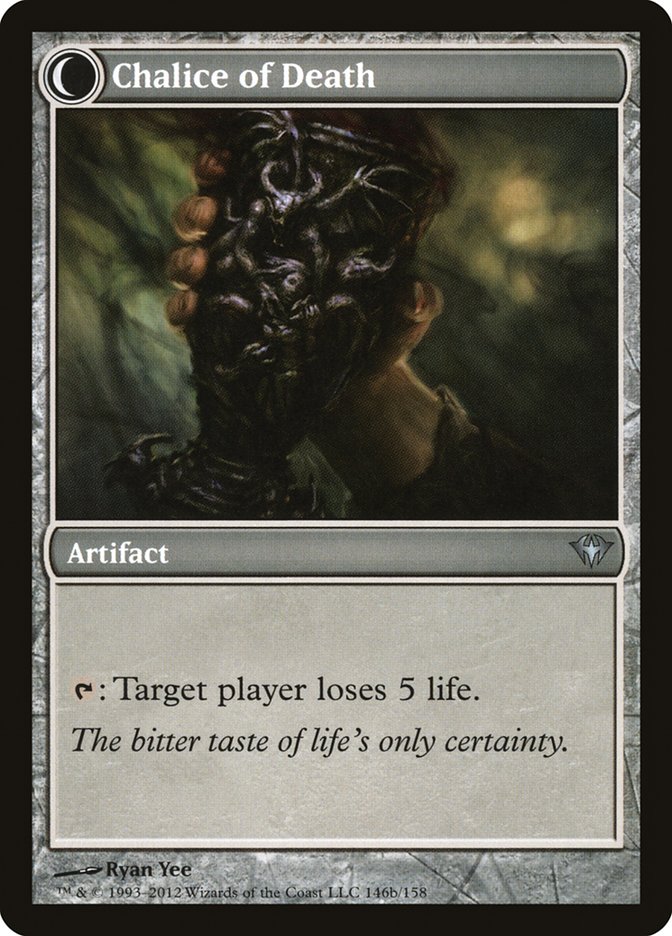 Chalice of Life // Chalice of Death [Dark Ascension] MTG Single Magic: The Gathering | Red Claw Gaming