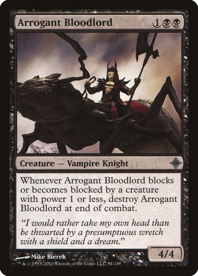 Arrogant Bloodlord [Rise of the Eldrazi] MTG Single Magic: The Gathering | Red Claw Gaming