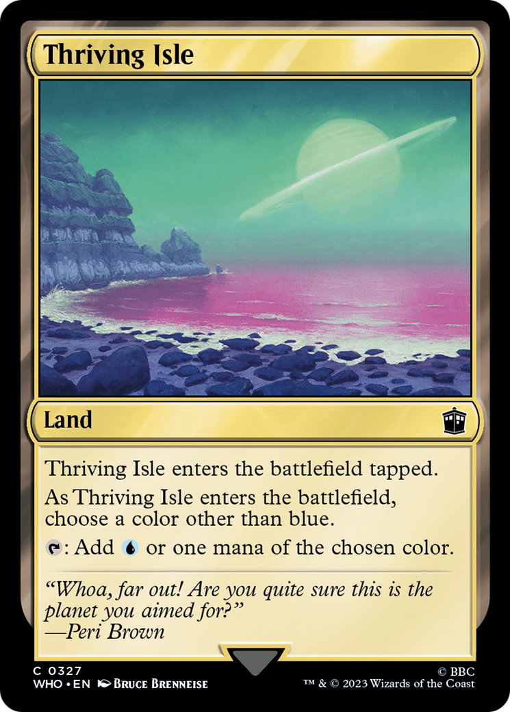 Thriving Isle [Doctor Who] MTG Single Magic: The Gathering | Red Claw Gaming