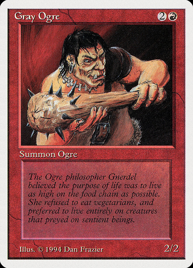 Gray Ogre [Summer Magic / Edgar] MTG Single Magic: The Gathering | Red Claw Gaming