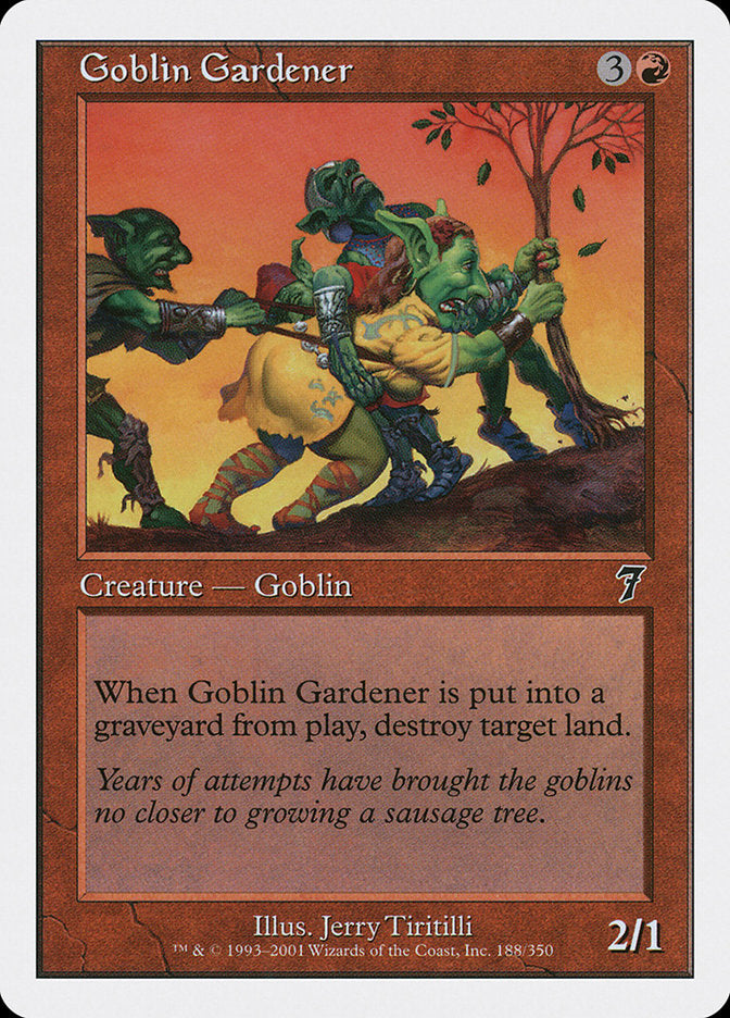 Goblin Gardener [Seventh Edition] MTG Single Magic: The Gathering | Red Claw Gaming
