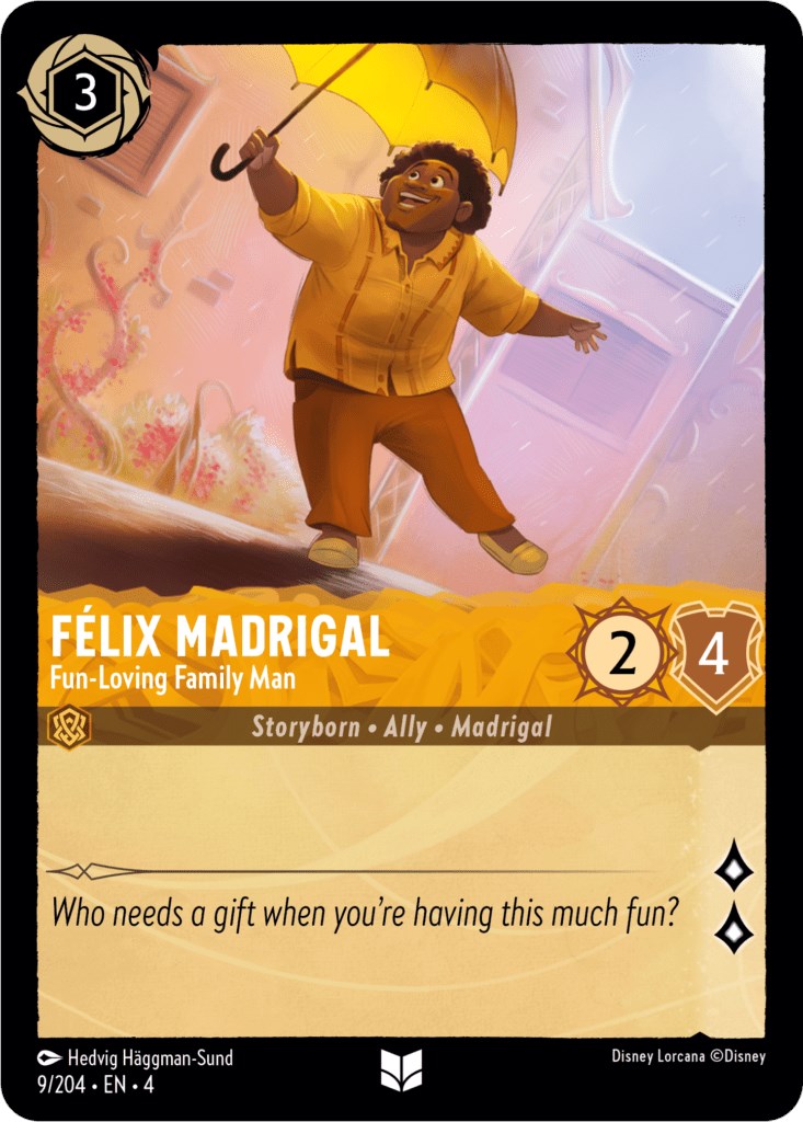 Felix Madrigal - Fun-Loving Family Man (9/204) [Ursula's Return] Lorcana Single Disney | Red Claw Gaming
