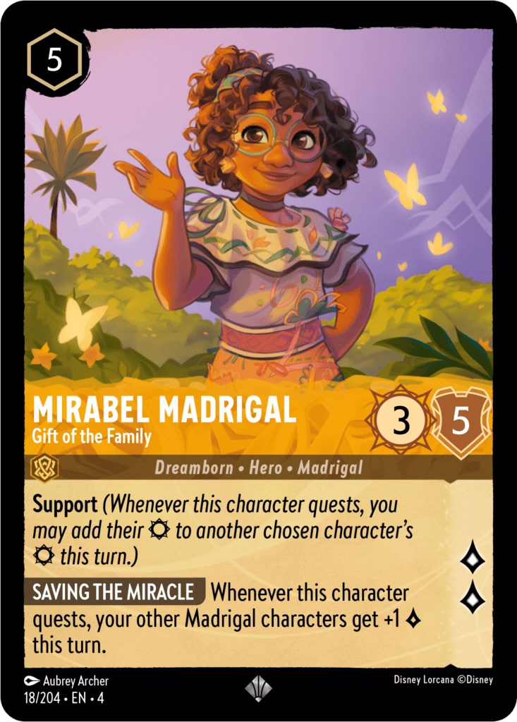Mirabel Madrigal - Gift of the Family (18/204) [Ursula's Return] Lorcana Single Disney | Red Claw Gaming