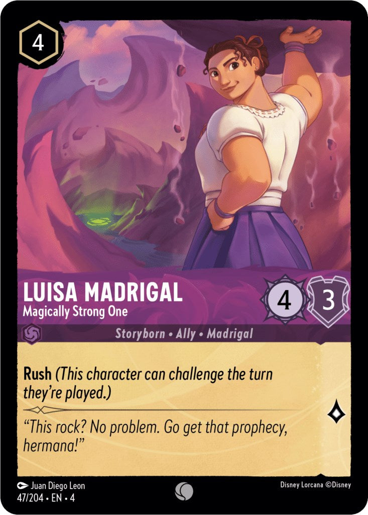 Luisa Madrigal - Magically Strong One (47/204) [Ursula's Return] Lorcana Single Disney | Red Claw Gaming
