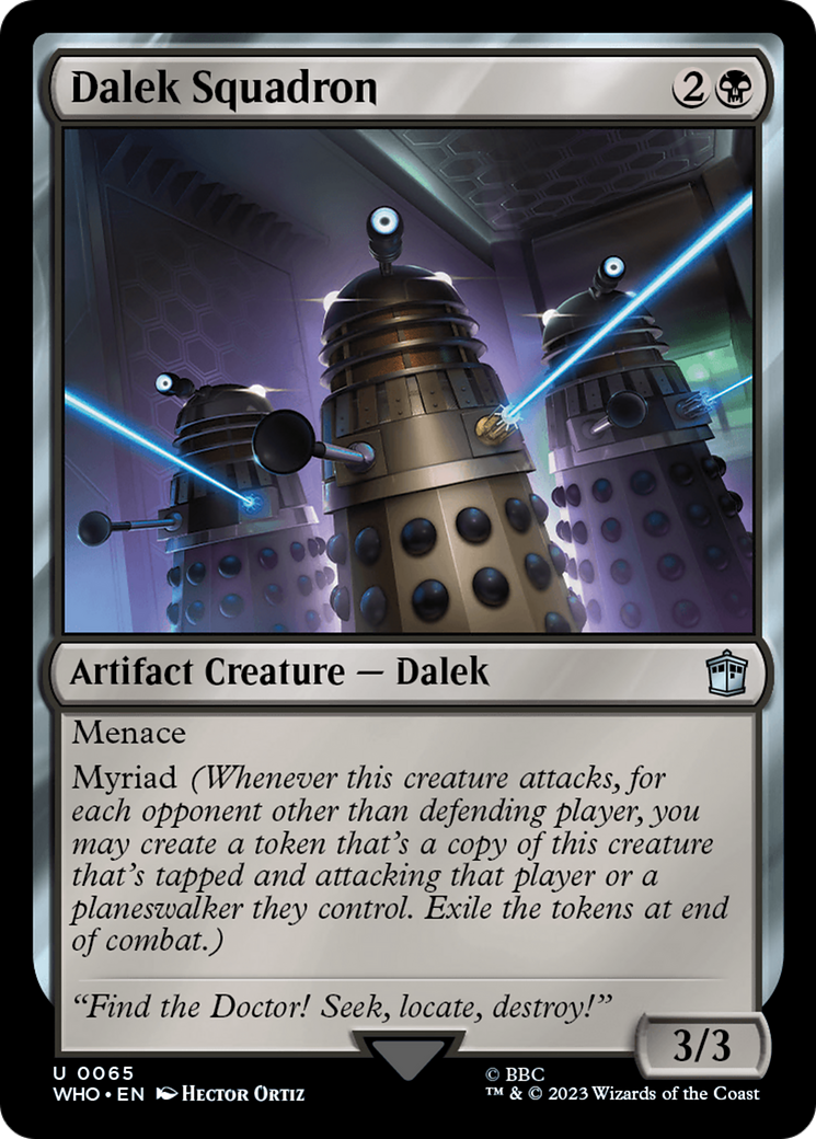Dalek Squadron [Doctor Who] MTG Single Magic: The Gathering | Red Claw Gaming