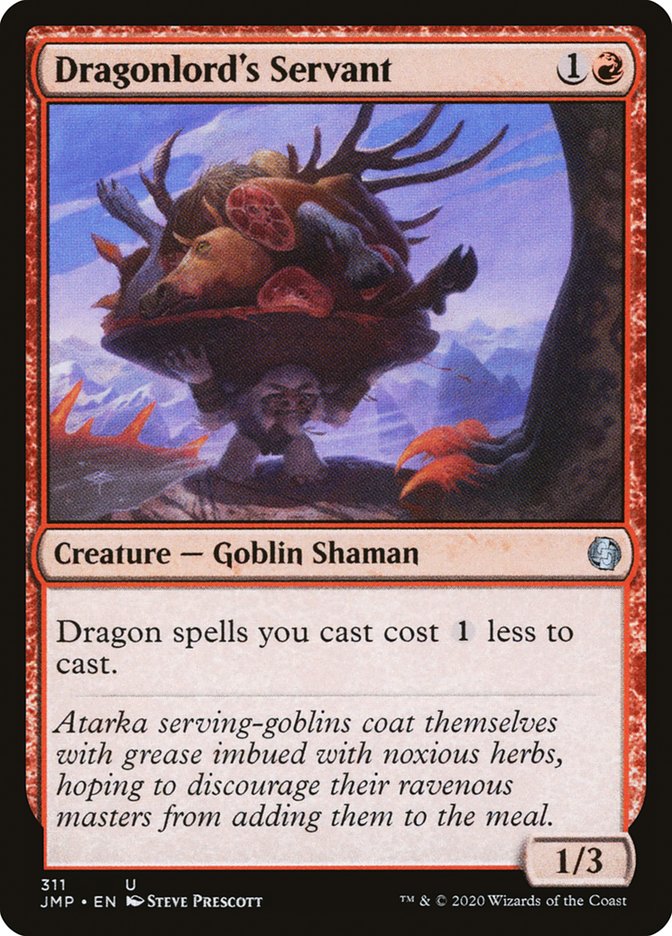 Dragonlord's Servant [Jumpstart] MTG Single Magic: The Gathering | Red Claw Gaming