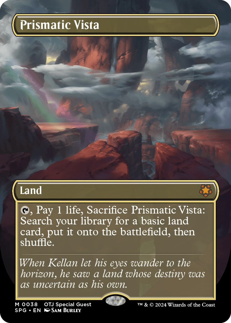 Prismatic Vista (Borderless) [Outlaws of Thunder Junction Special Guests] MTG Single Magic: The Gathering | Red Claw Gaming