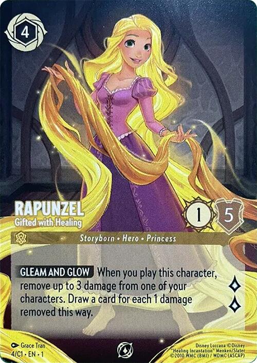 Rapunzel - Gifted with Healing (4) [Promo Cards] Lorcana Single Disney | Red Claw Gaming