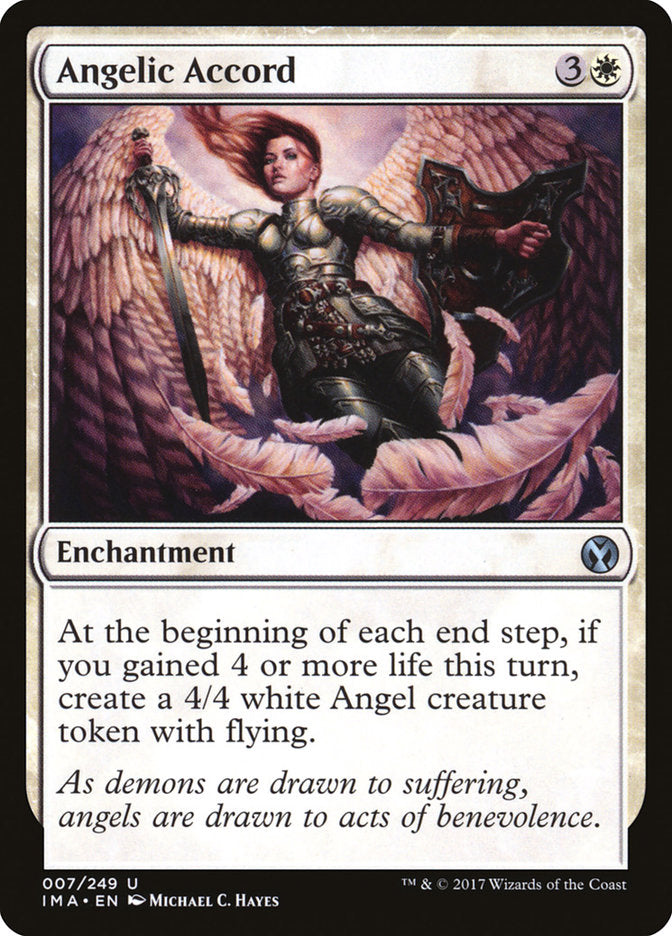 Angelic Accord [Iconic Masters] MTG Single Magic: The Gathering | Red Claw Gaming