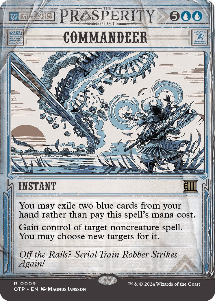 Commandeer [Outlaws of Thunder Junction: Breaking News] MTG Single Magic: The Gathering | Red Claw Gaming