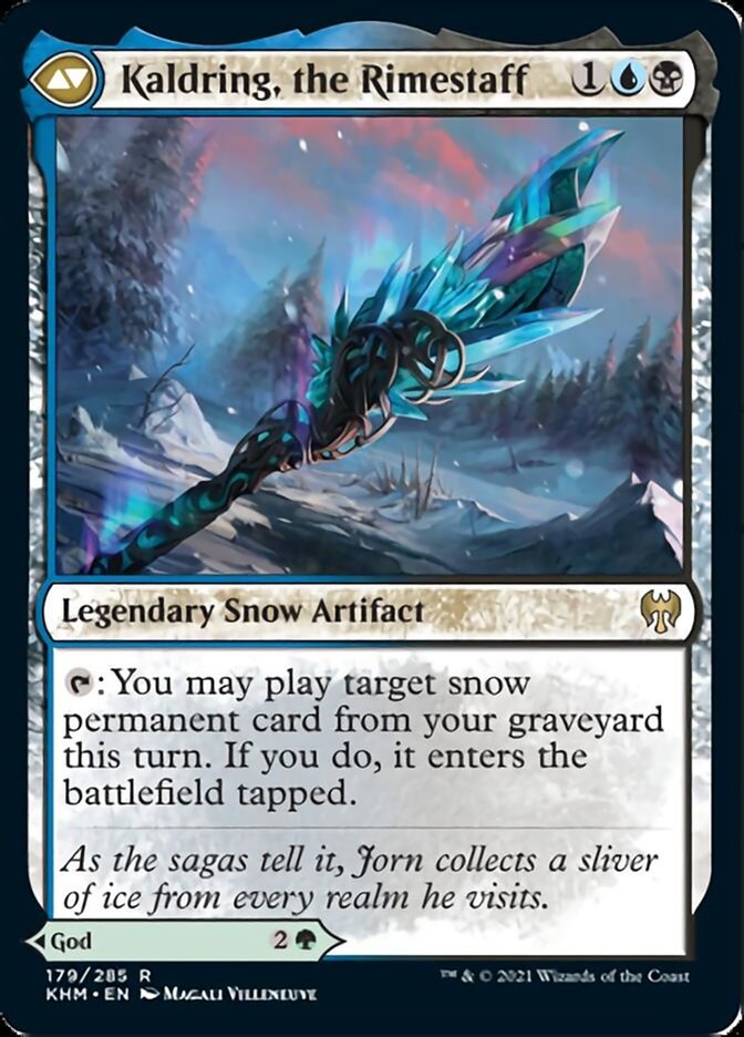 Jorn, God of Winter // Kaldring, the Rimestaff [Kaldheim] MTG Single Magic: The Gathering | Red Claw Gaming