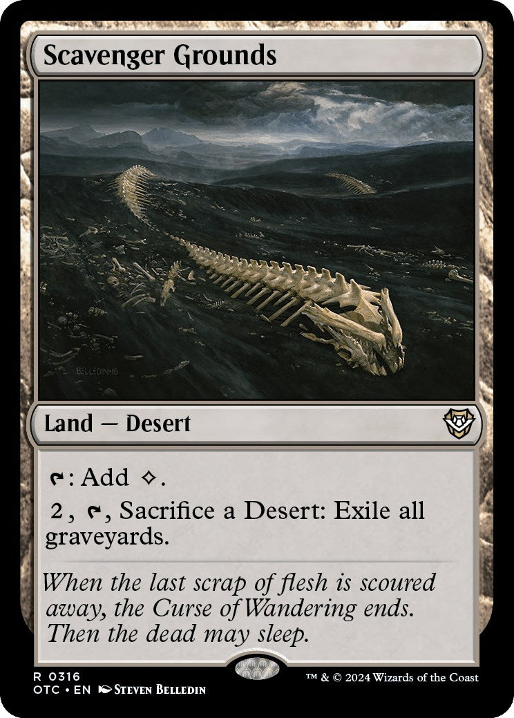 Scavenger Grounds [Outlaws of Thunder Junction Commander] MTG Single Magic: The Gathering | Red Claw Gaming