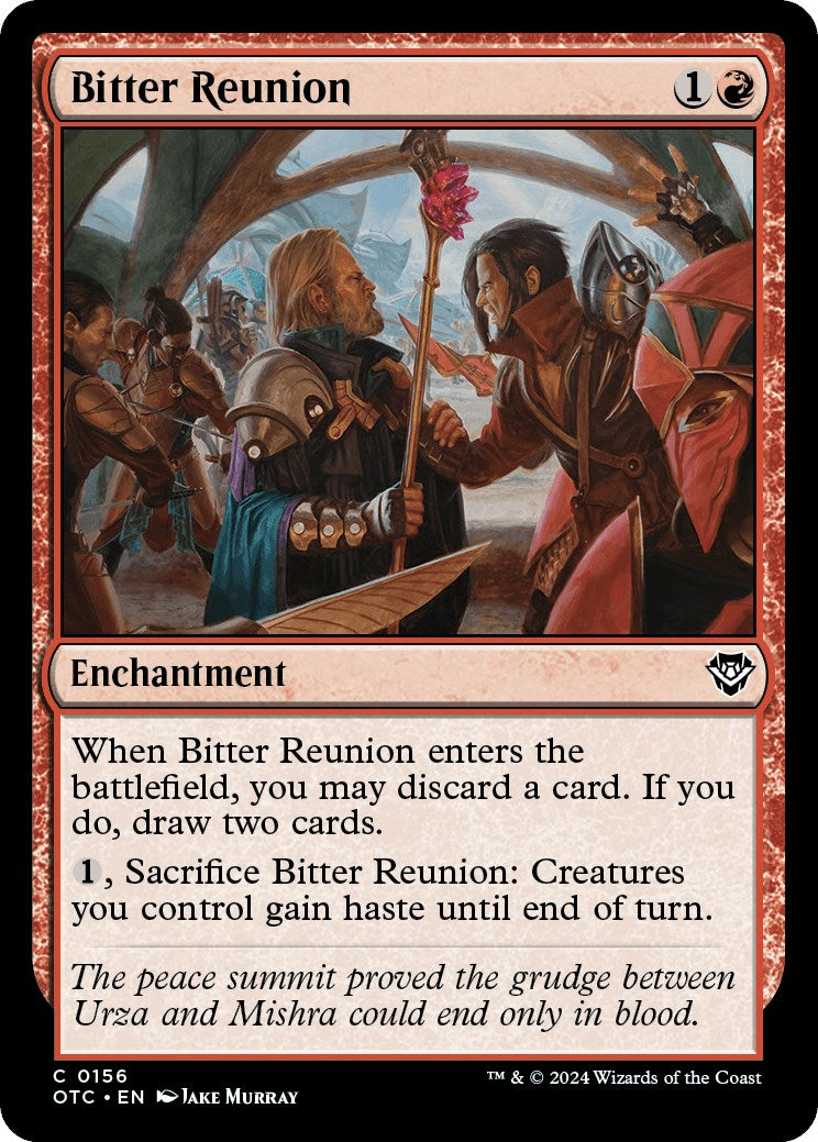 Bitter Reunion [Outlaws of Thunder Junction Commander] MTG Single Magic: The Gathering | Red Claw Gaming