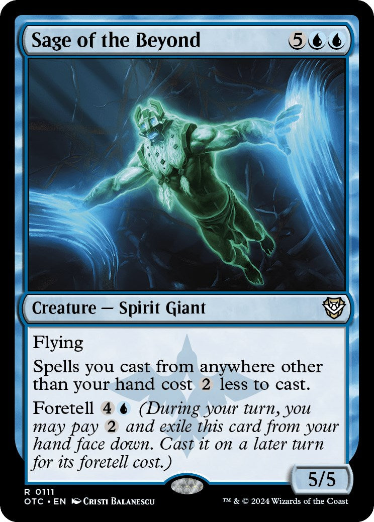Sage of the Beyond [Outlaws of Thunder Junction Commander] MTG Single Magic: The Gathering | Red Claw Gaming