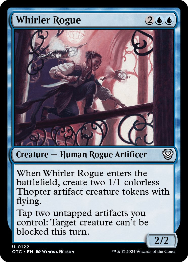 Whirler Rogue [Outlaws of Thunder Junction Commander] MTG Single Magic: The Gathering | Red Claw Gaming
