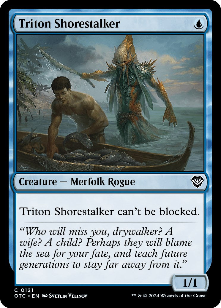 Triton Shorestalker [Outlaws of Thunder Junction Commander] MTG Single Magic: The Gathering | Red Claw Gaming
