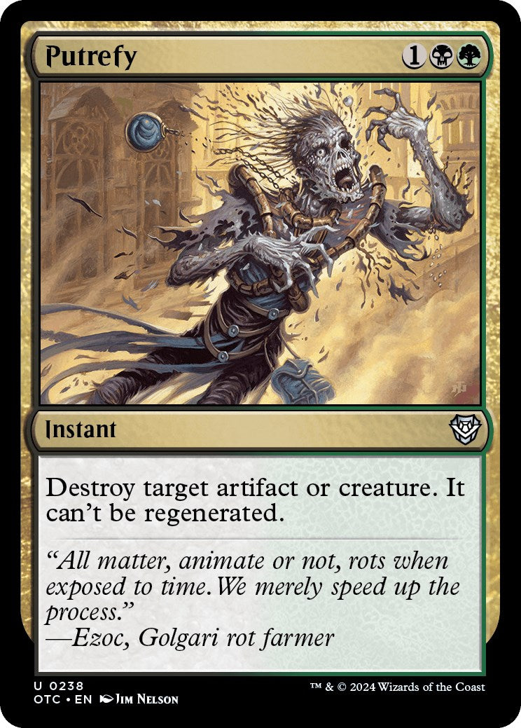 Putrefy [Outlaws of Thunder Junction Commander] MTG Single Magic: The Gathering | Red Claw Gaming