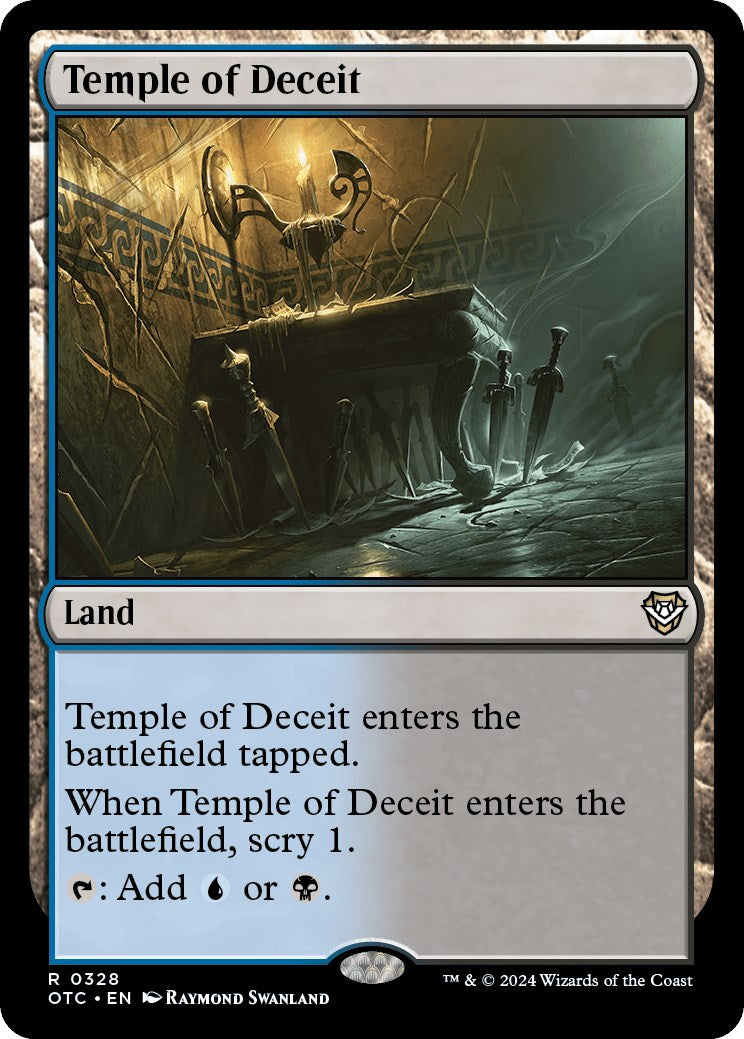 Temple of Deceit [Outlaws of Thunder Junction Commander] MTG Single Magic: The Gathering | Red Claw Gaming
