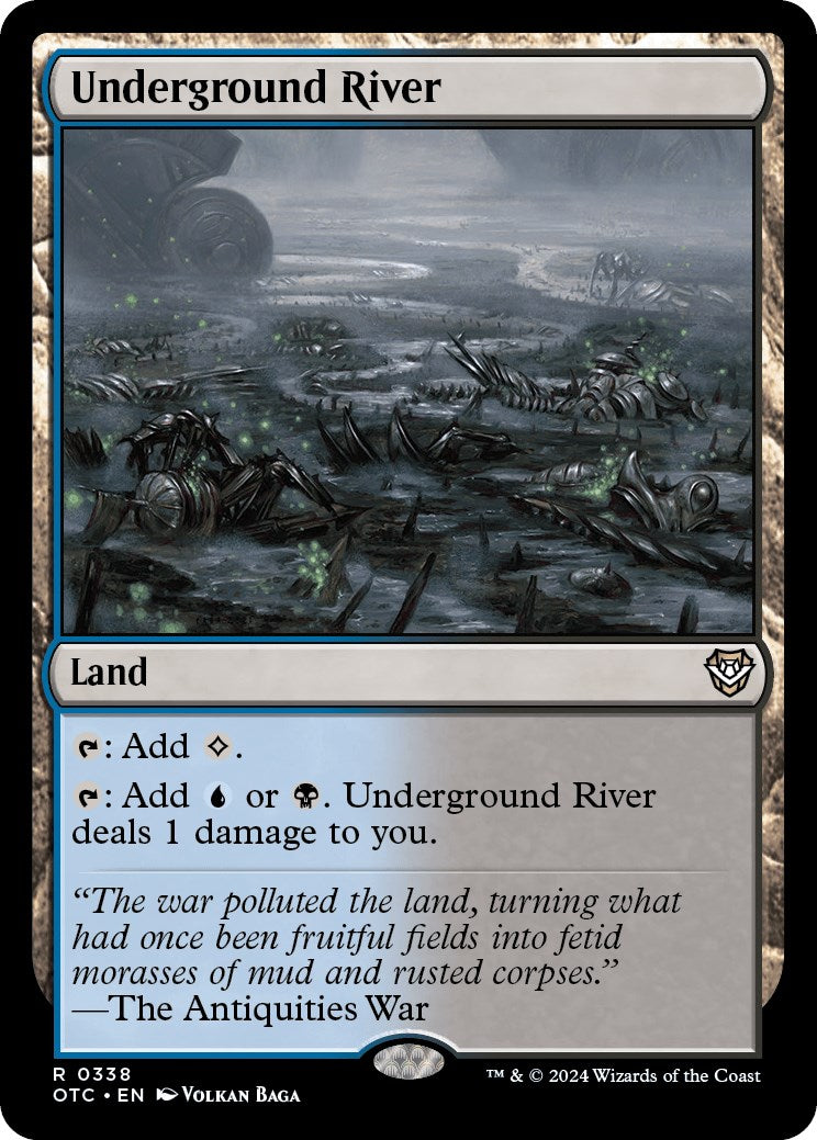 Underground River [Outlaws of Thunder Junction Commander] MTG Single Magic: The Gathering | Red Claw Gaming
