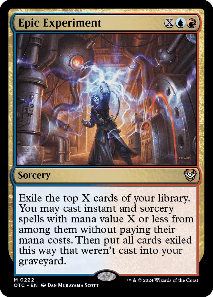 Epic Experiment [Outlaws of Thunder Junction Commander] MTG Single Magic: The Gathering | Red Claw Gaming