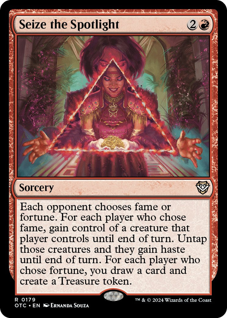 Seize the Spotlight [Outlaws of Thunder Junction Commander] MTG Single Magic: The Gathering | Red Claw Gaming