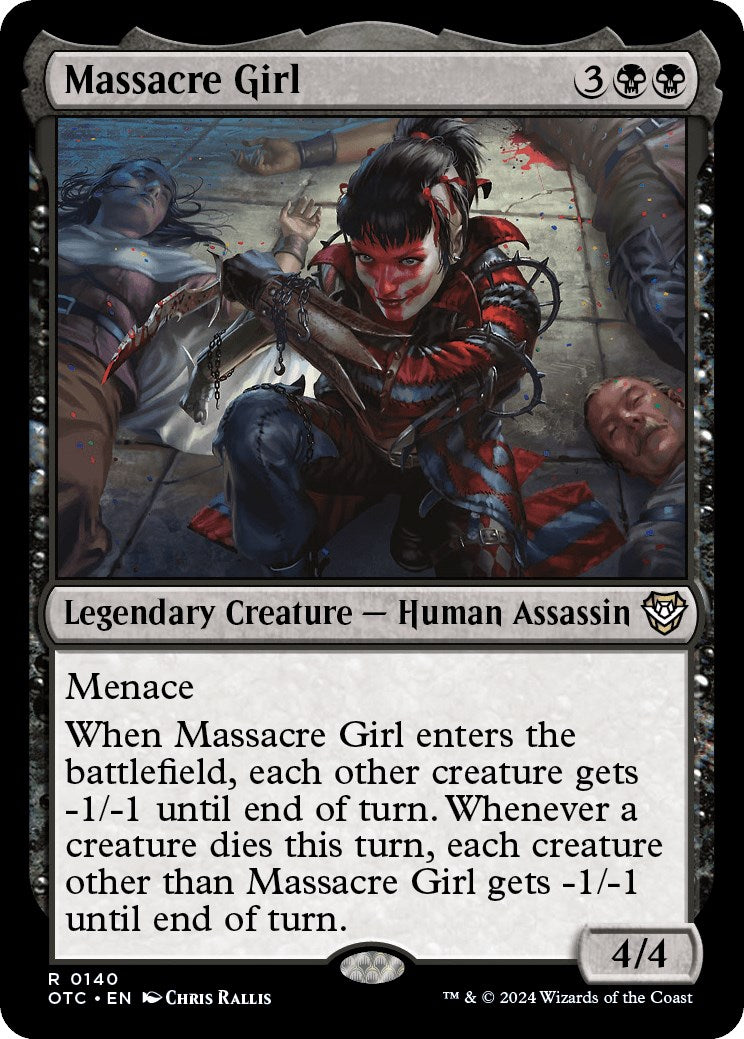 Massacre Girl [Outlaws of Thunder Junction Commander] MTG Single Magic: The Gathering    | Red Claw Gaming