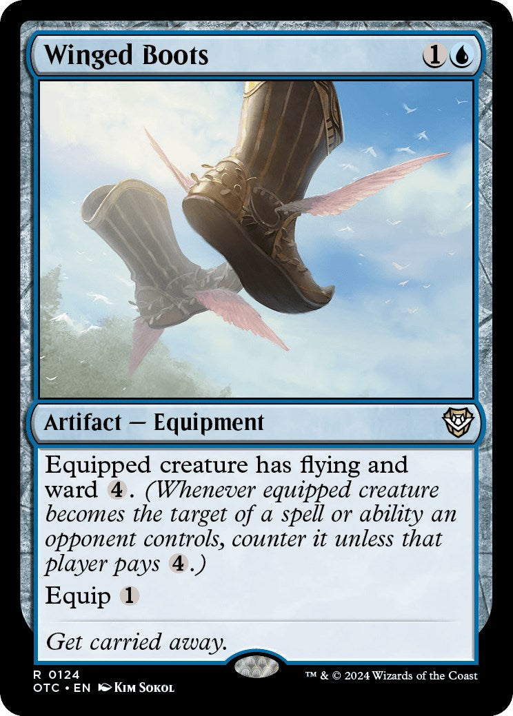 Winged Boots [Outlaws of Thunder Junction Commander] MTG Single Magic: The Gathering | Red Claw Gaming