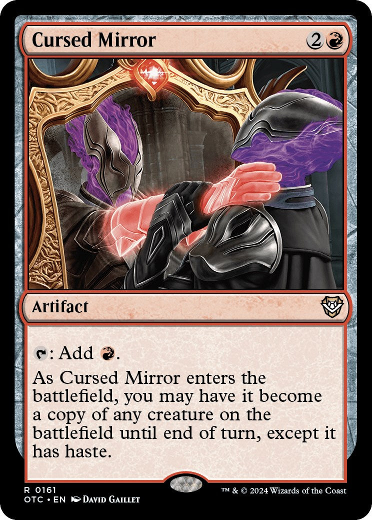 Cursed Mirror [Outlaws of Thunder Junction Commander] MTG Single Magic: The Gathering | Red Claw Gaming