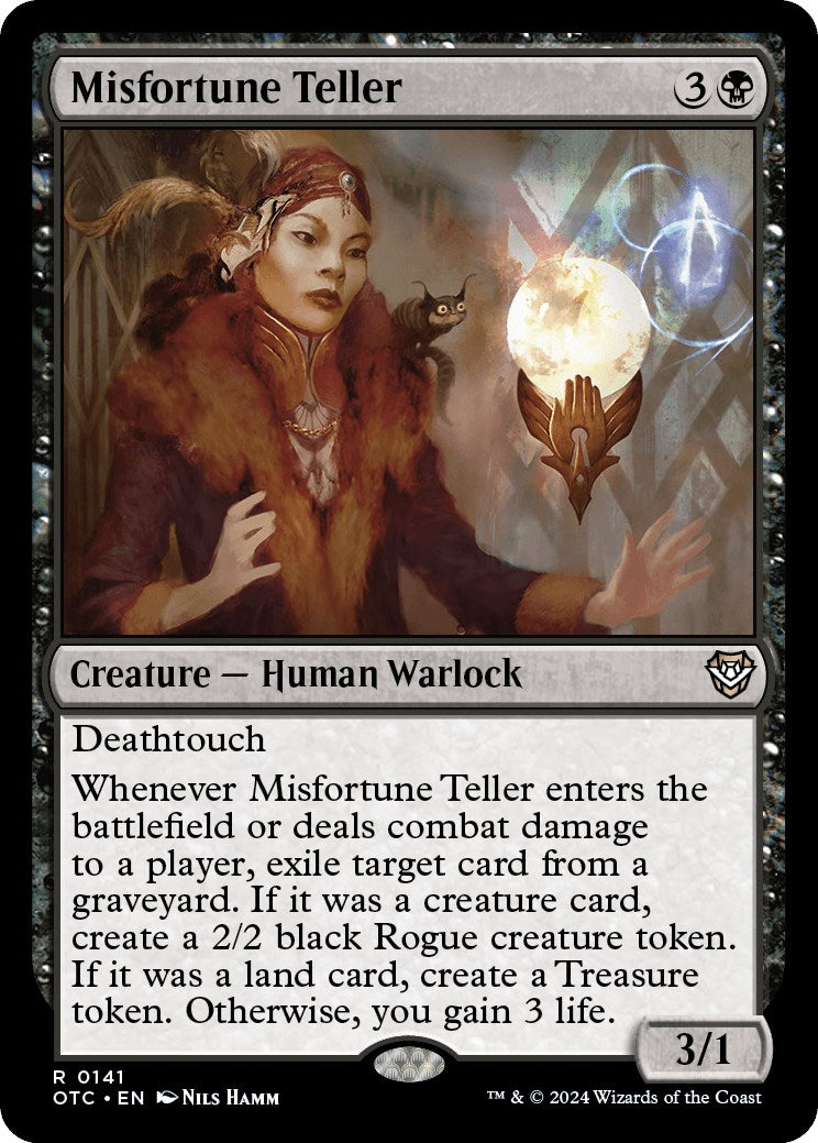 Misfortune Teller [Outlaws of Thunder Junction Commander] MTG Single Magic: The Gathering | Red Claw Gaming