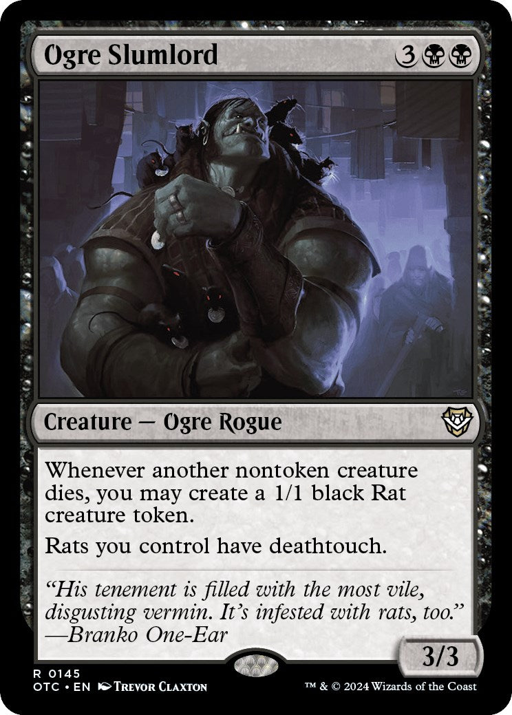Ogre Slumlord [Outlaws of Thunder Junction Commander] MTG Single Magic: The Gathering    | Red Claw Gaming