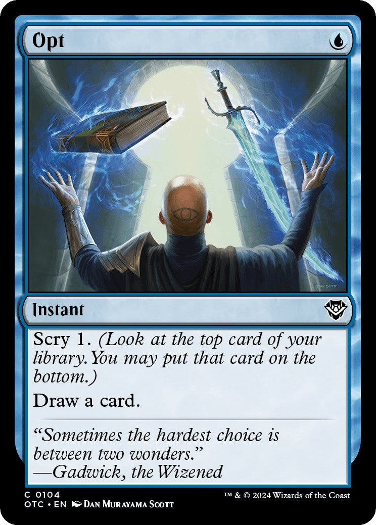 Opt [Outlaws of Thunder Junction Commander] MTG Single Magic: The Gathering | Red Claw Gaming