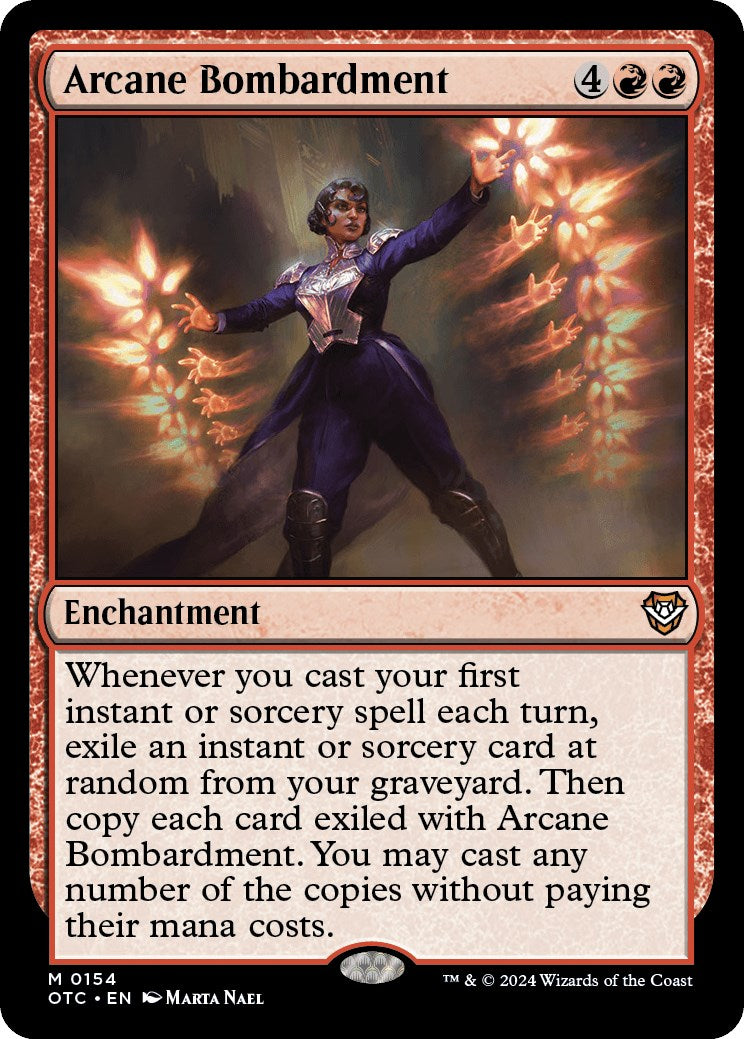 Arcane Bombardment [Outlaws of Thunder Junction Commander] MTG Single Magic: The Gathering | Red Claw Gaming