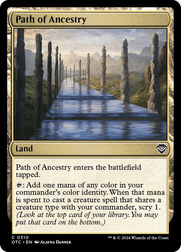 Path of Ancestry [Outlaws of Thunder Junction Commander] MTG Single Magic: The Gathering | Red Claw Gaming