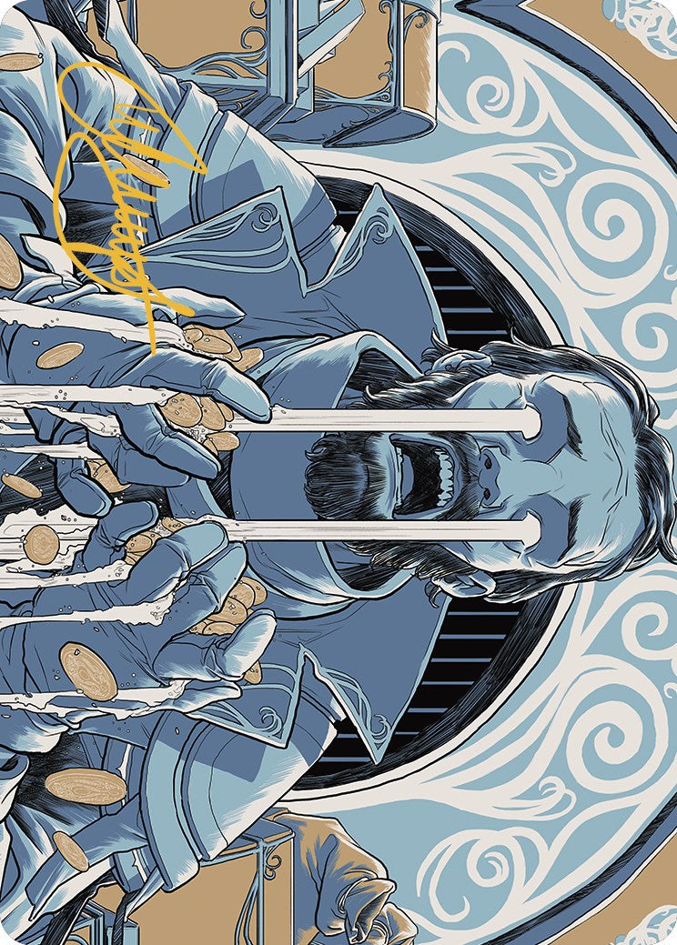 Archive Trap Art Card (Gold-Stamped Signature) [Outlaws of Thunder Junction Art Series] MTG Single Magic: The Gathering    | Red Claw Gaming