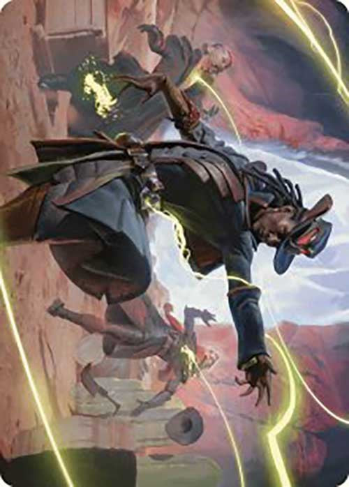 Lilah, Undefeated Slickshot Art Card [Outlaws of Thunder Junction Art Series] MTG Single Magic: The Gathering    | Red Claw Gaming