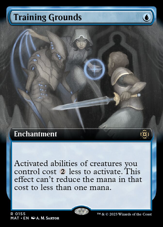 Training Grounds (Extended Art) [March of the Machine: The Aftermath] MTG Single Magic: The Gathering | Red Claw Gaming