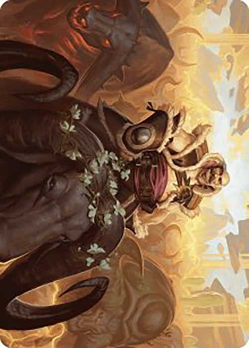 Bruse Tarl, Roving Rancher Art Card [Outlaws of Thunder Junction Art Series] MTG Single Magic: The Gathering | Red Claw Gaming