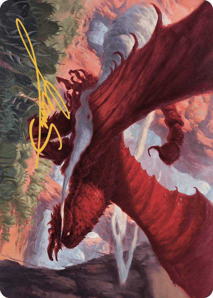 Stingerback Terror Art Card (Gold-Stamped Signature) [Outlaws of Thunder Junction Art Series] MTG Single Magic: The Gathering    | Red Claw Gaming