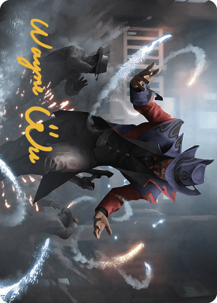 Razzle-Dazzler Art Card (Gold-Stamped Signature) [Outlaws of Thunder Junction Art Series] MTG Single Magic: The Gathering    | Red Claw Gaming