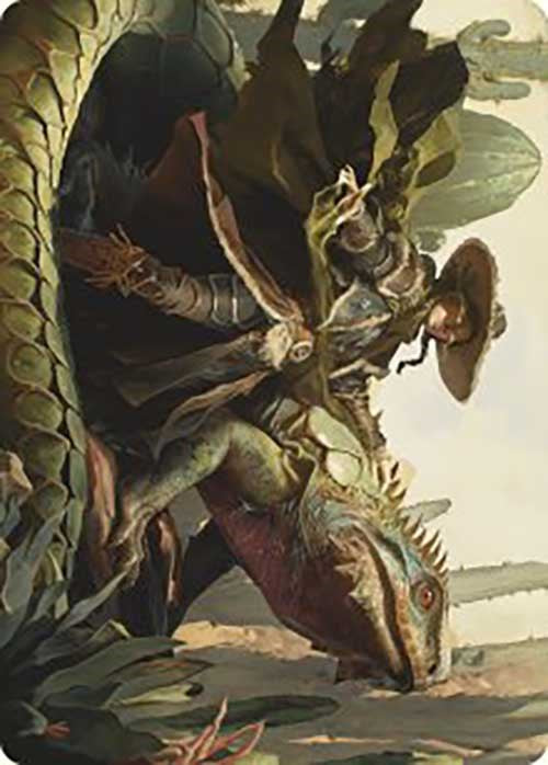 Outcaster Trailblazer Art Card [Outlaws of Thunder Junction Art Series] MTG Single Magic: The Gathering | Red Claw Gaming