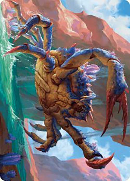 Canyon Crab Art Card [Outlaws of Thunder Junction Art Series] MTG Single Magic: The Gathering    | Red Claw Gaming