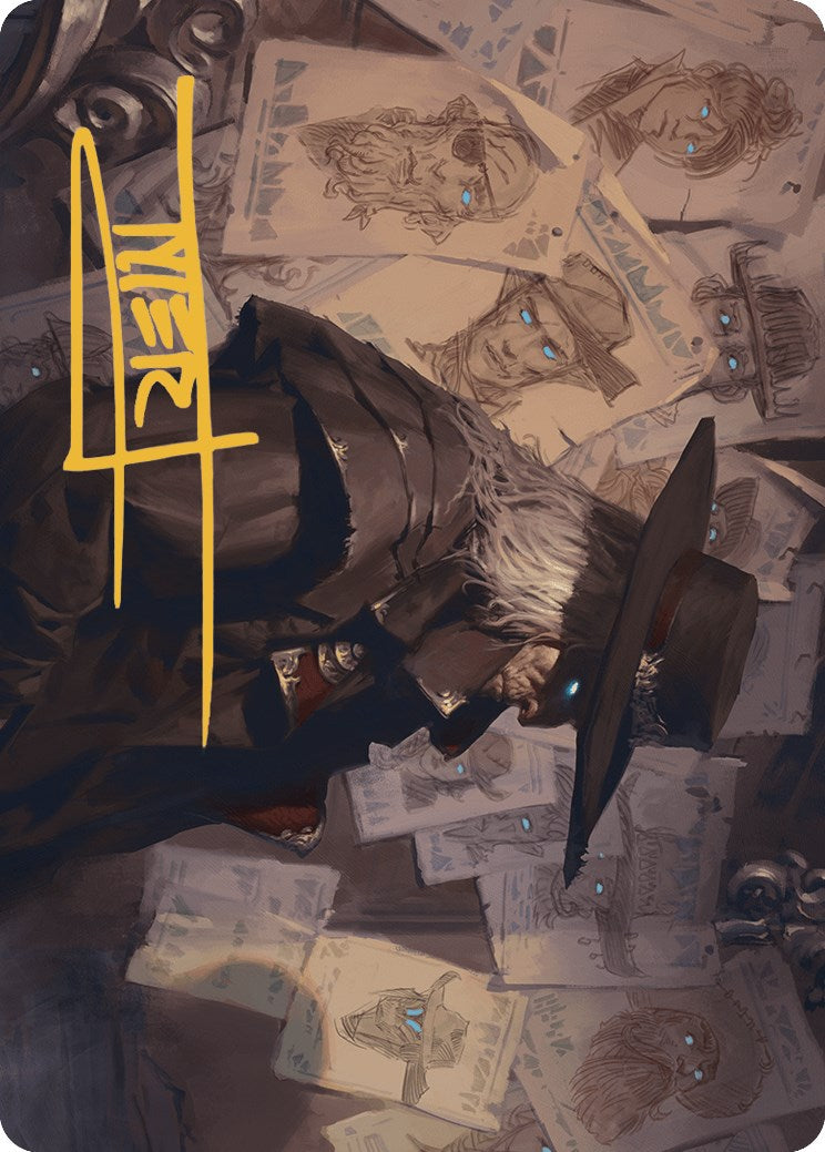 Lazav, Familiar Stranger Art Card (Gold-Stamped Signature) [Outlaws of Thunder Junction Art Series] MTG Single Magic: The Gathering    | Red Claw Gaming