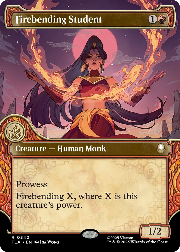 Firebending Student (Showcase) [Avatar: The Last Airbender] MTG Single Magic: The Gathering | Red Claw Gaming