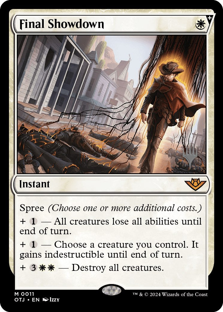 Final Showdown (Promo Pack) [Outlaws of Thunder Junction Promos] MTG Single Magic: The Gathering | Red Claw Gaming