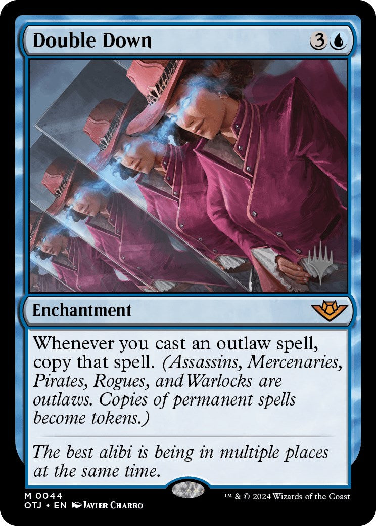 Double Down (Promo Pack) [Outlaws of Thunder Junction Promos] MTG Single Magic: The Gathering    | Red Claw Gaming