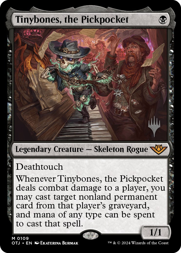 Tinybones, the Pickpocket (Promo Pack) [Outlaws of Thunder Junction Promos] MTG Single Magic: The Gathering | Red Claw Gaming
